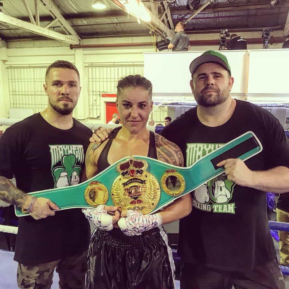 Peres won several domestic level fights in New Zealand before moving to world level (Facebook: Geovana Peres)