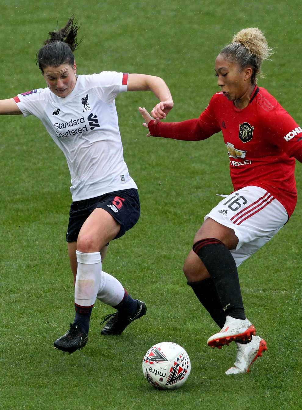 Lauren James broke the deadlock for Manchester United against Liverpool in September (PA Images)