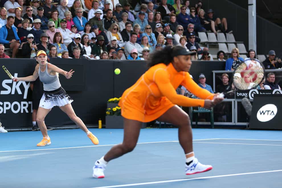 The power and accuracy combination of Williams and Wozniacki proved too much for the No 1 seeds (Twitter: @ASB_Classic)