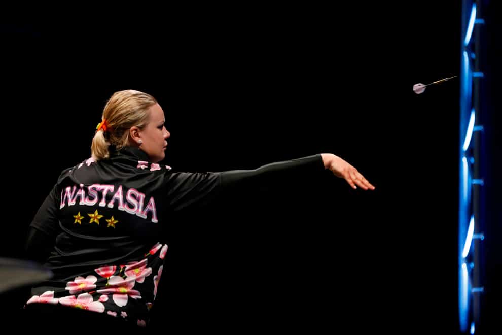 Anastasia Dobromyslova has hit out at the prize money on offer for the BDO World Championships (PA Images)