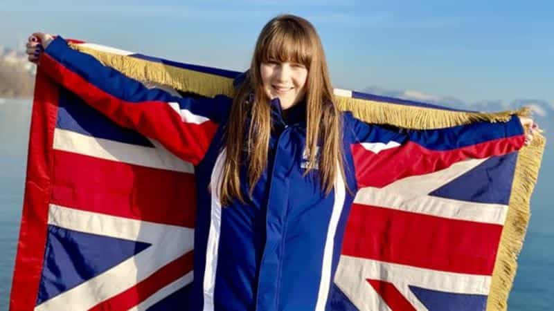 Robyn Mitchell says carrying the flag is a "huge honour" (twitter: @SchoolLettings)