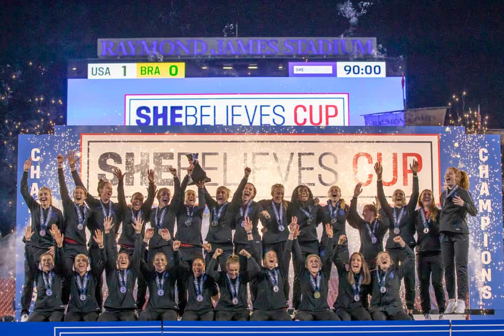 England were victorious in the 2019 SheBelieves Cup (PA Images)