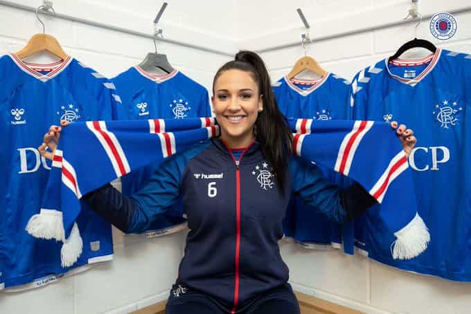 Sonia O'Neill has gained football experience from around the world (Twitter: Ranger Women)