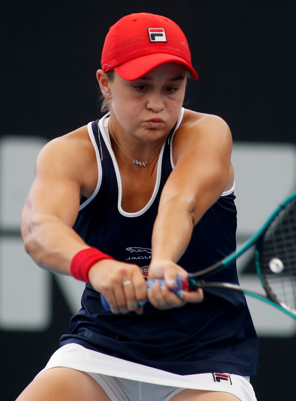 Barty claimed her first singles win of 2020 with a gritty performance (PA Images)