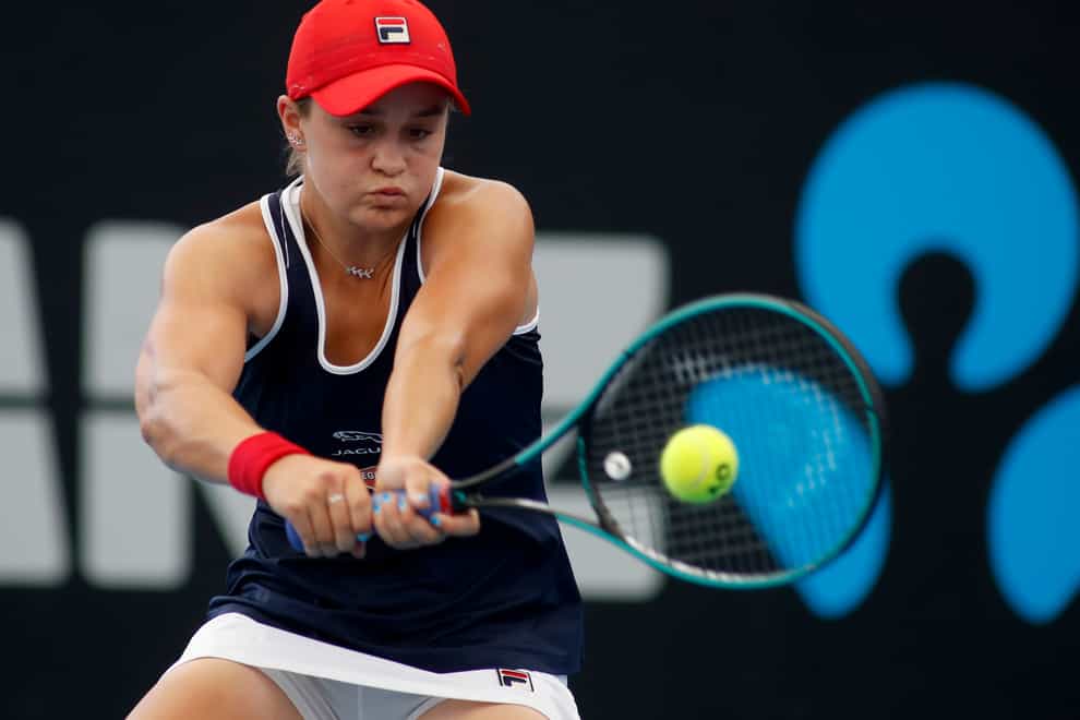 Barty claimed her first singles win of 2020 with a gritty performance (PA Images)