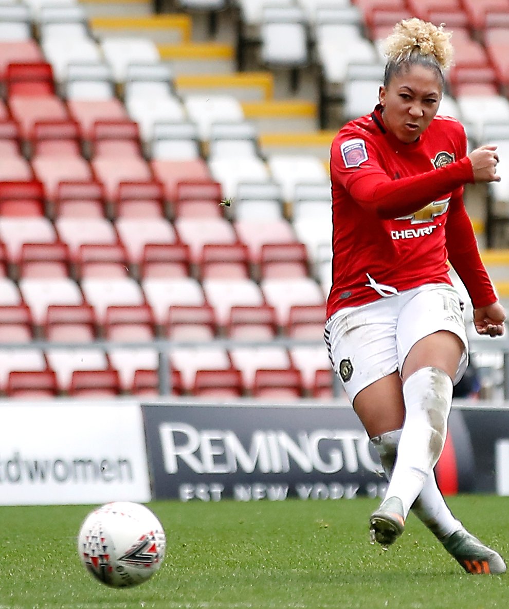 Man Utd's Lauren James has been a star striker this season (PA Images)