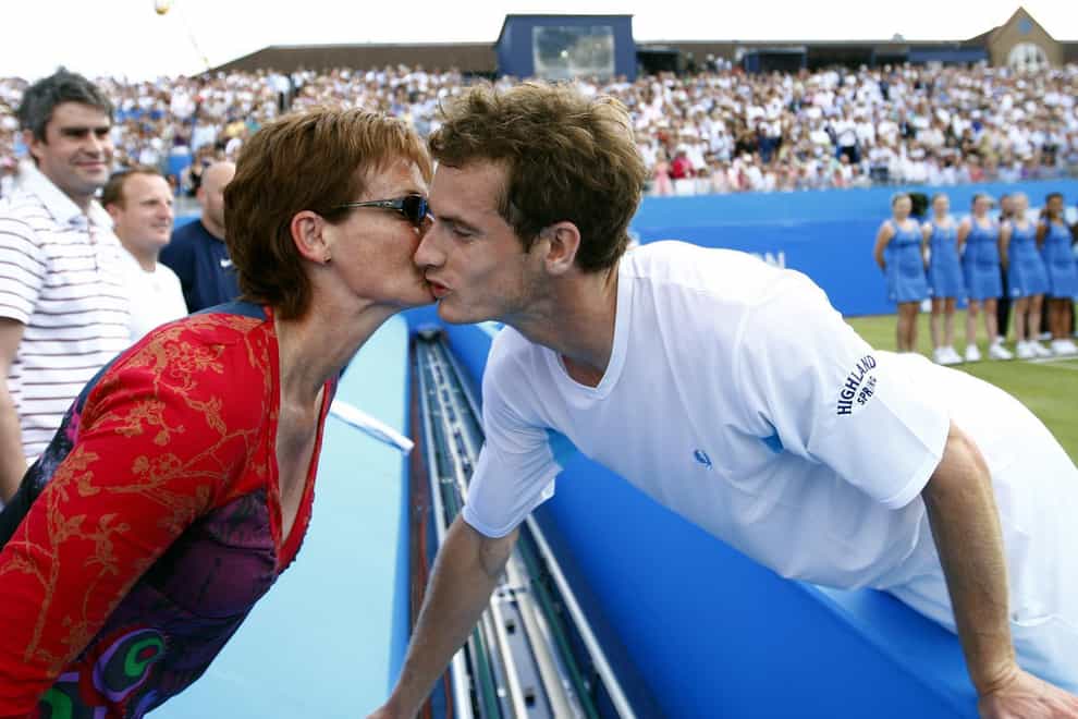 Andy Murray with his mum Judy (PA Images)
