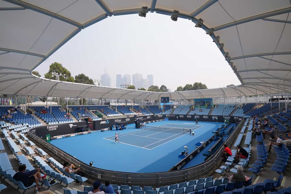Australian Open qualifiers have been hit by repercussions of bushfires spreading across the country (PA Images)