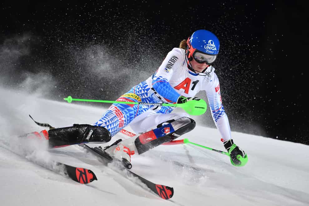 Petra Vhlova claimed victory in Flachau (PA Images)