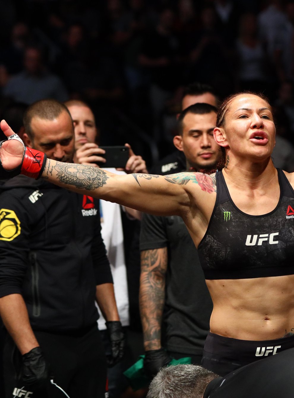 Cris Cyborg can offer her seasoned advice to Shields (PA Images)