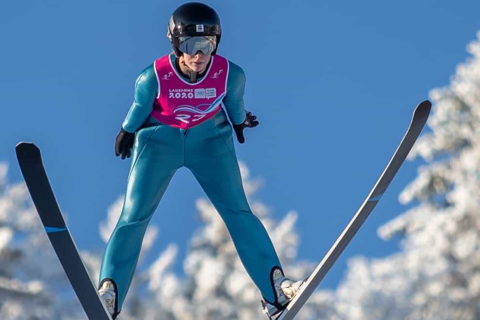 Mani Cooper makes history as the first British female on an Olympic ski-jump (GB Snowsport)