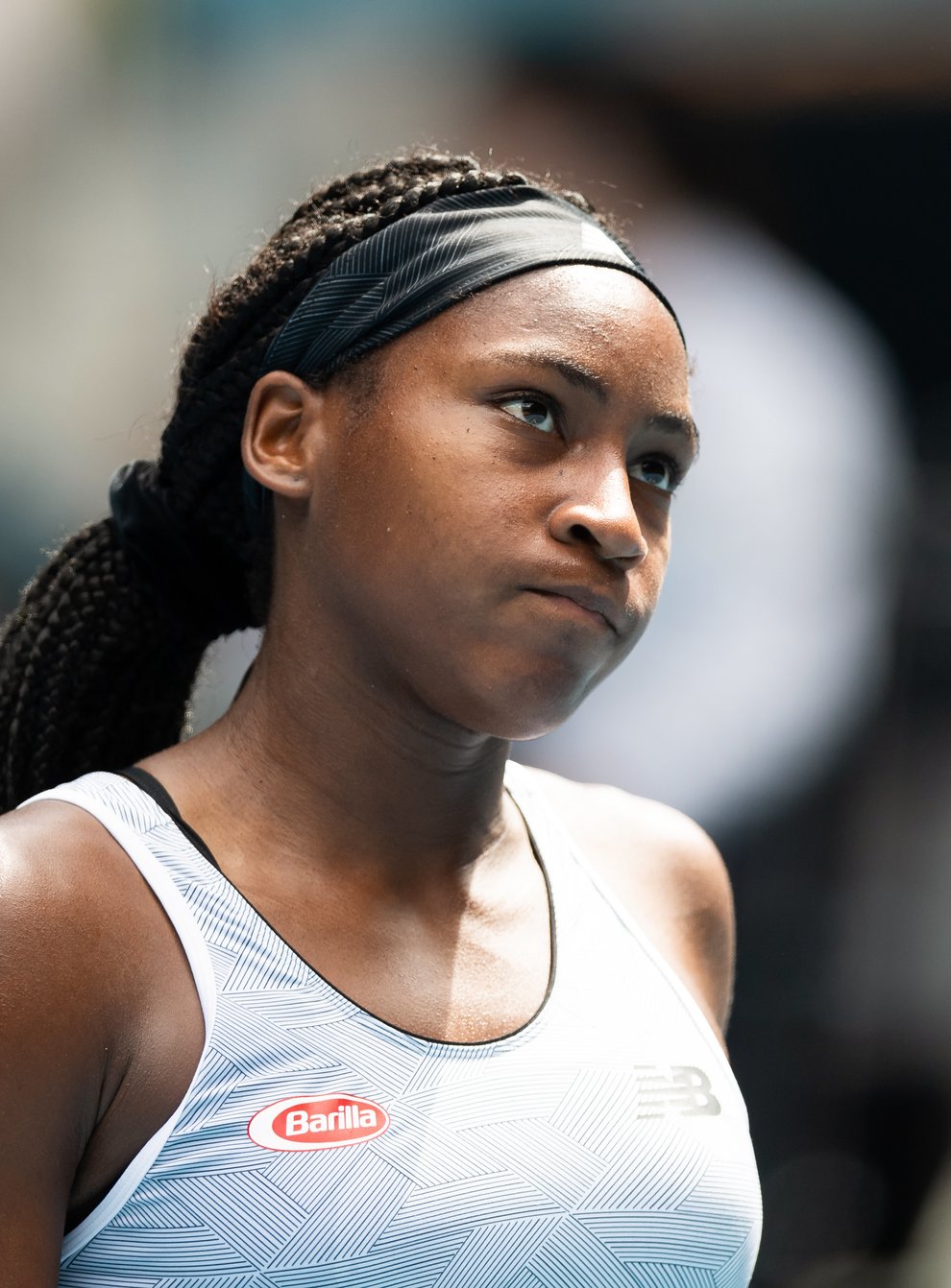 Coco Gauff bows out to fellow American Sofia Kenin after a tough fourth round match (PA Images)