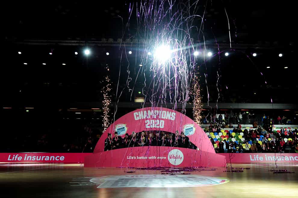 The Silver Ferns celebrate their victory over the Sunshine Girls (PA Images)
