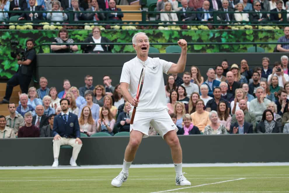 John McEnroe won four US Open and three Wimbledon titles and nine men's doubles Grand Slam titles (PA Images)