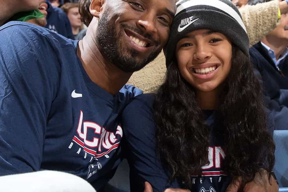 Tributes have been paid to Gianna Bryant and her father Kobe following the tragic helicopter crash at the weekend (Twitter: Slam)