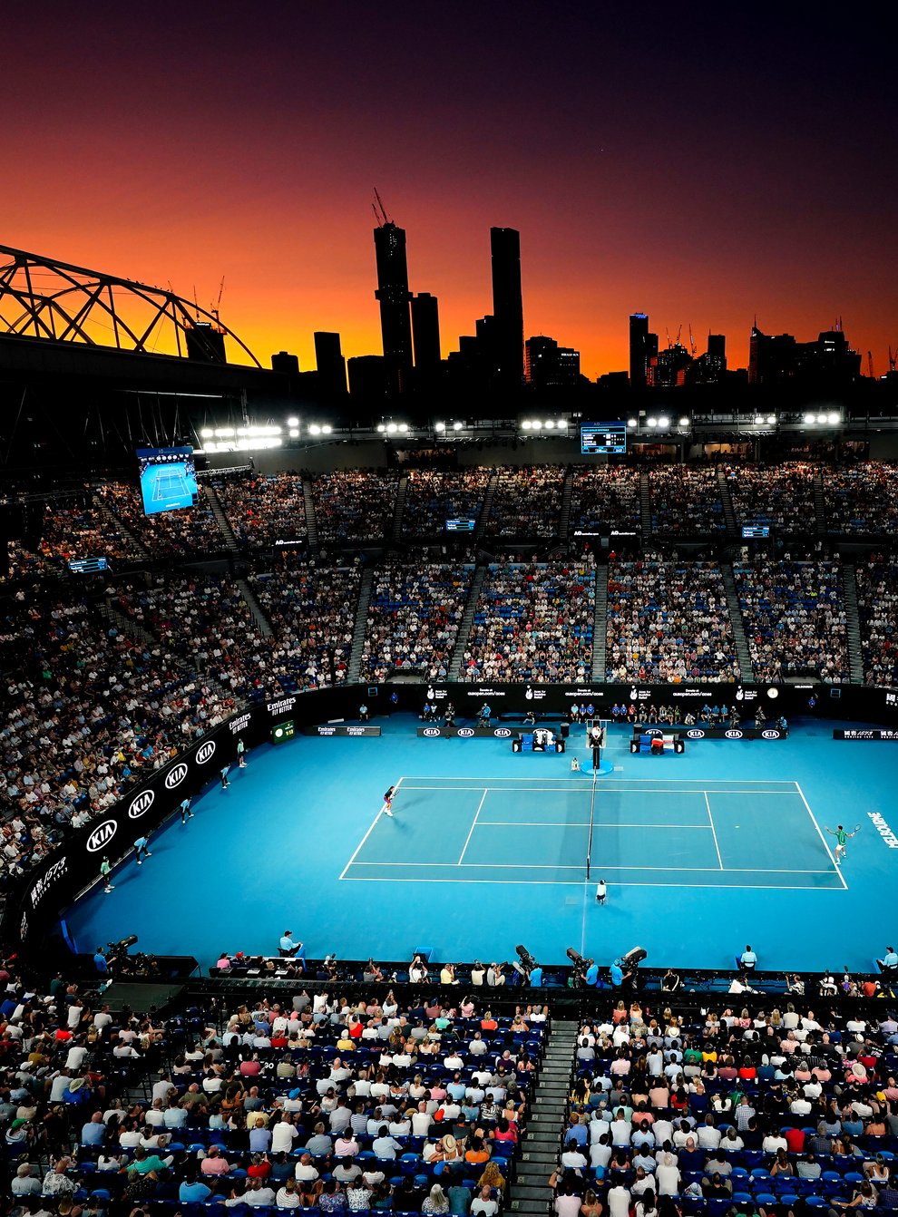 The Rod Laver Arena will play host to the women's final in Melbourne on Saturday (PA Images)