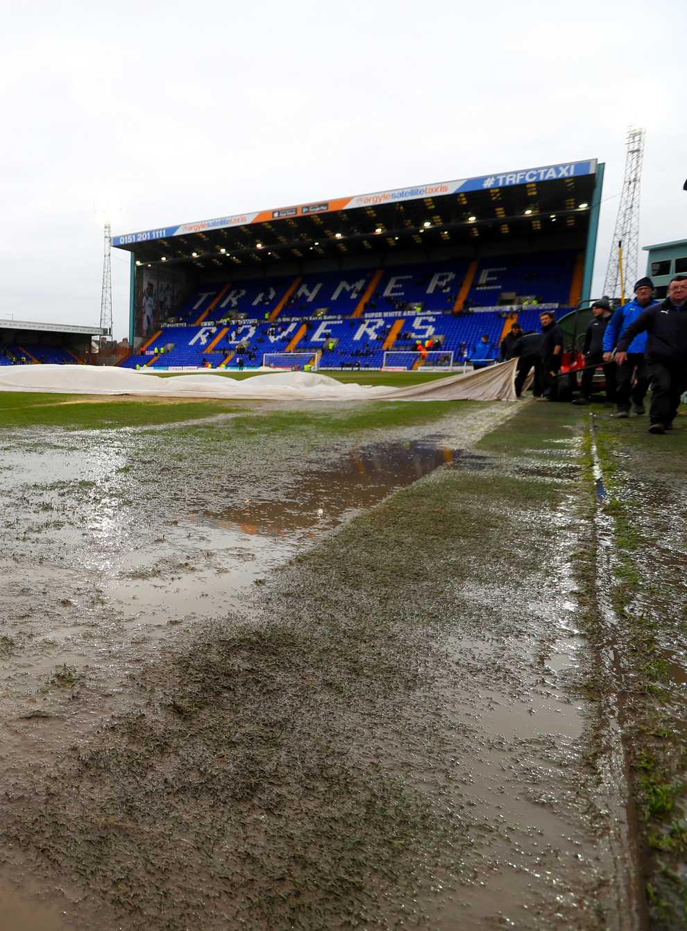 Tranmere have had continual problems with maintaining their pitch (PA Images)