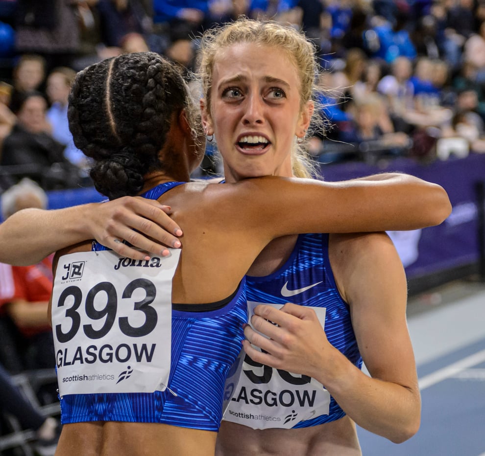 Jemma Reekie claimed another two British records in New York (twitter: athleticsweekly)