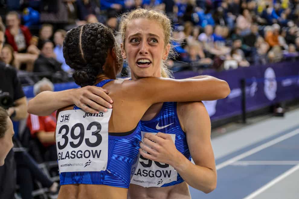 Jemma Reekie claimed another two British records in New York (twitter: athleticsweekly)