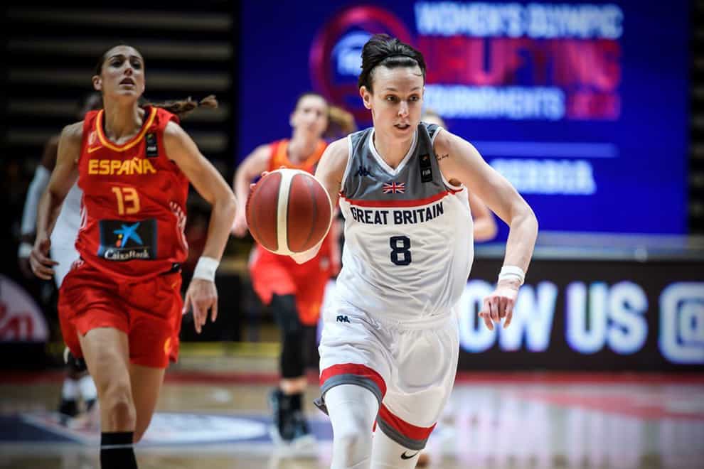 Chantelle Handy's team narrowly missed out on a trip to Tokyo (Twitter: GB Basketball and FIBA)
