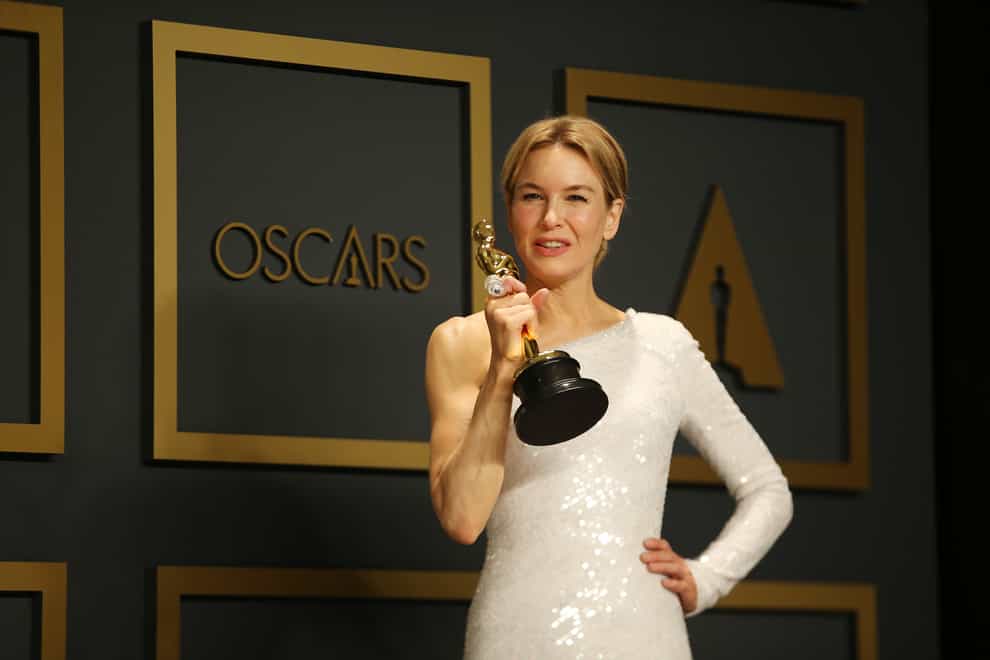 Zellweger won Best Actress at last night's Oscars (PA Images)