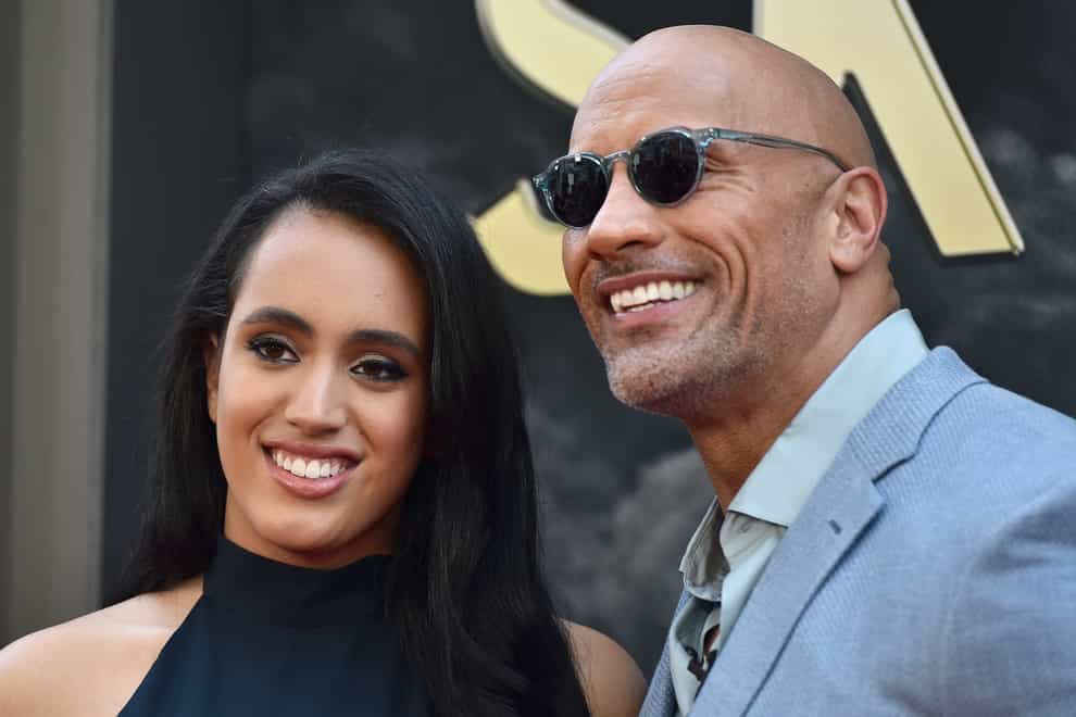 Like father, like daughter: Dwayne Johnson's daughter Simone is entering the world of WWE  (PA Images)