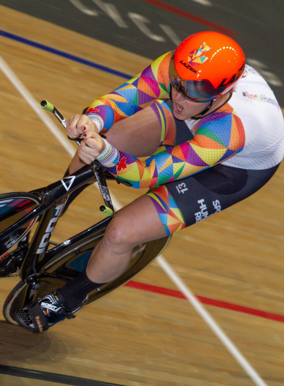 Rachel McKinnon is one of the most high-profile transgender cyclists (Twitter: @SportIsARight)