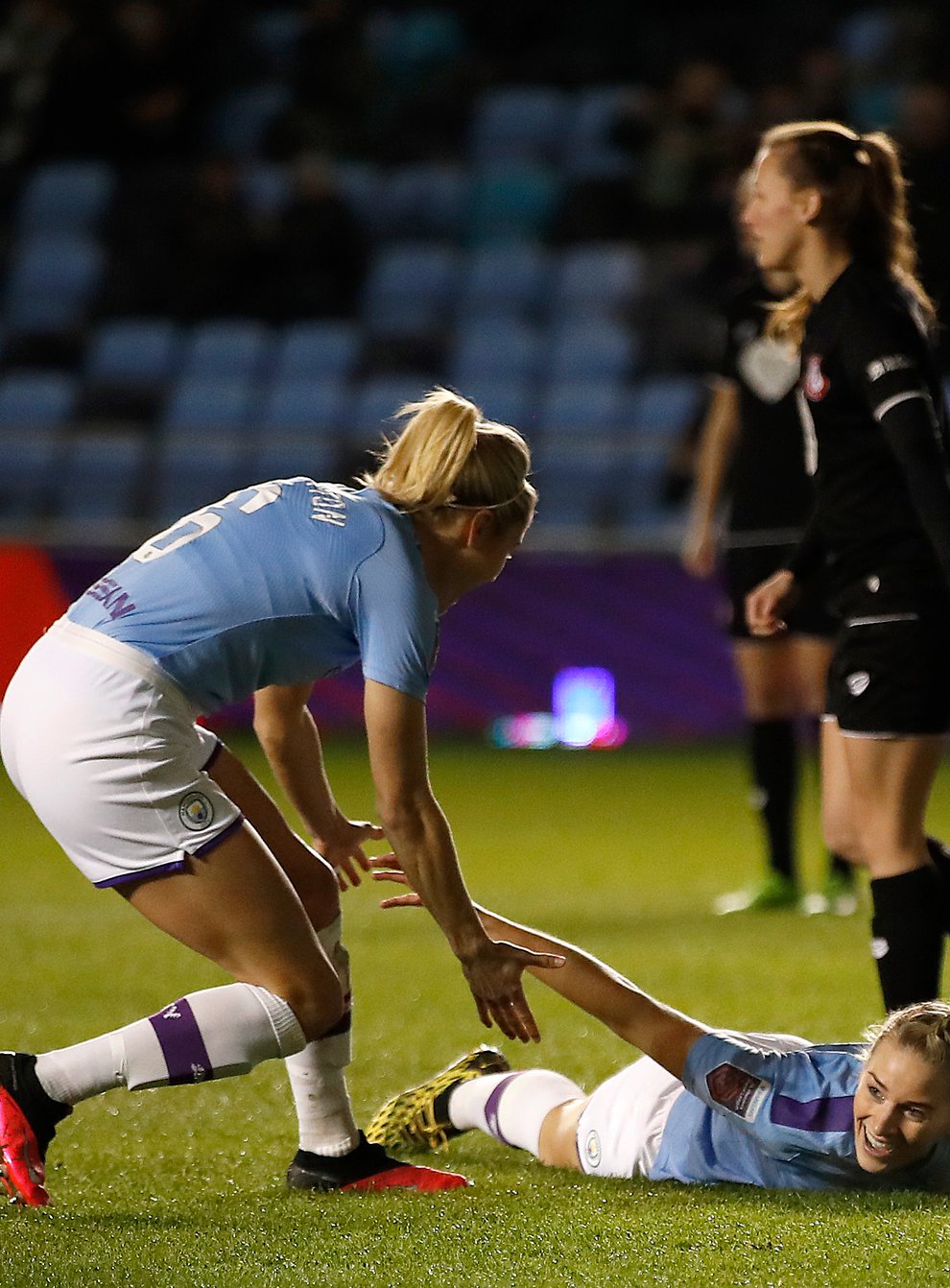 Manchester City defender Bonner scored to keep her side top of the Women's Super League (PA Images)
