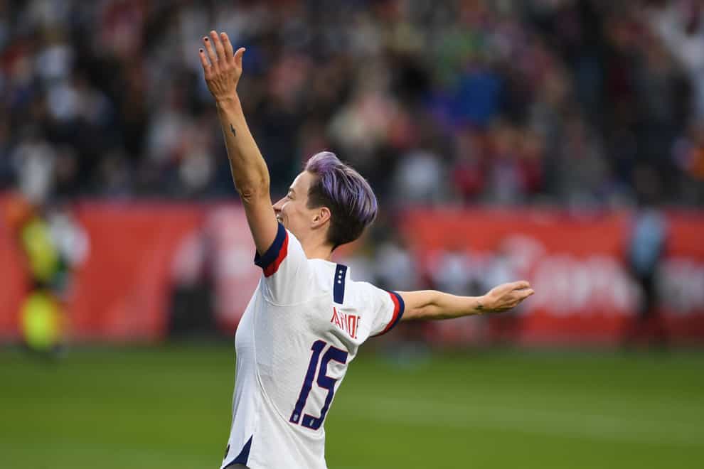 Ever the show-stopper, Rapinoe is teasing about political ambition (PA Images)