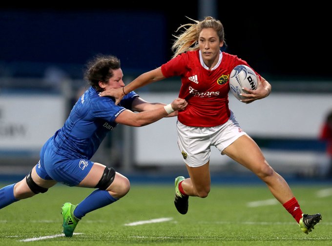 Eimear Considine, right, plays for Munster and Ireland (Twitter: Munster Rugby)