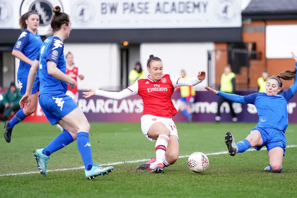 Foord scored on her debut for Arsenal (PA Images)