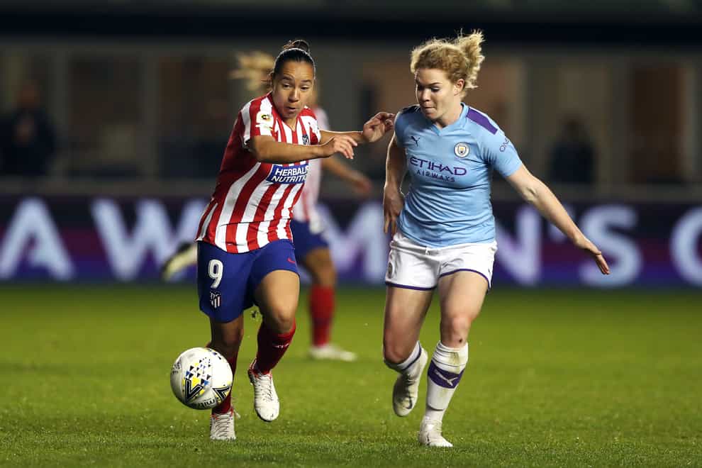 Aoife Mannion was injured in City's Champions League game against Atletico Madrid (PA Images)