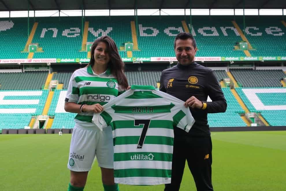 Anita Marcos has big ambitions at her new side (Twitter: Celtic)