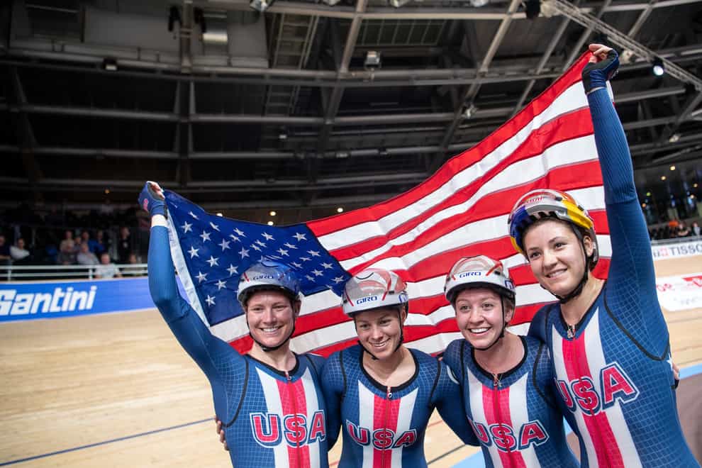 The US stunned Olympic champions GB in Berlin (PA Images)