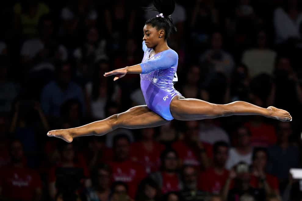 Biles is a 19-time world champion (PA Images) 