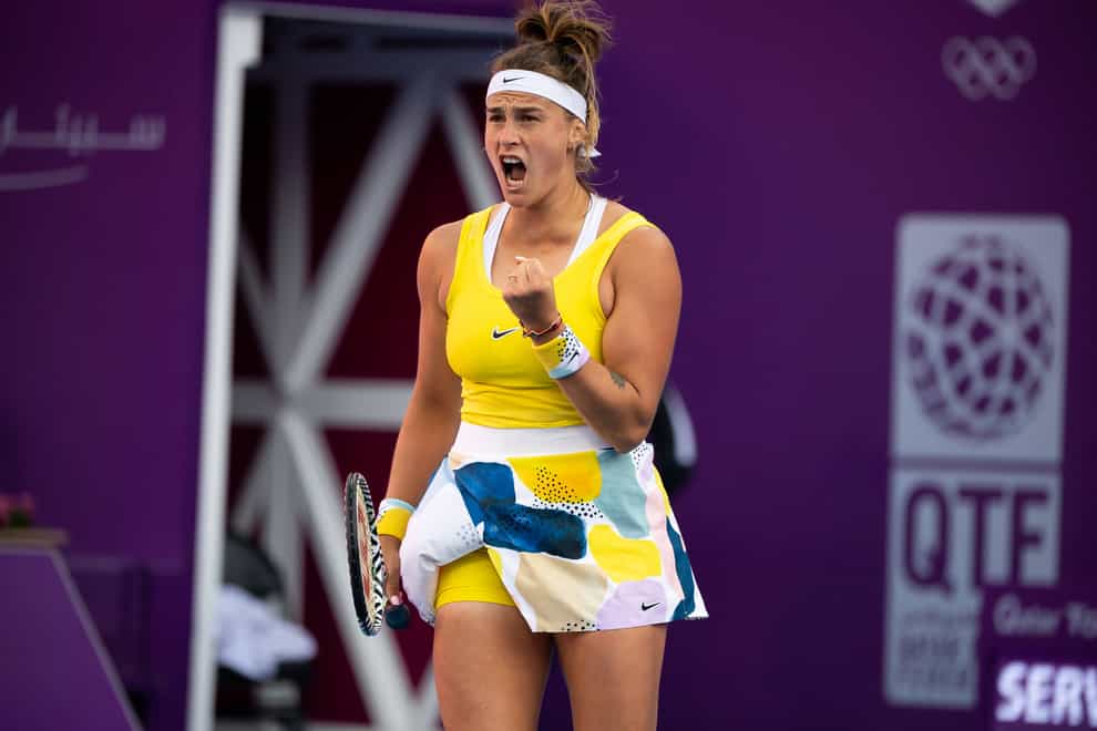 Sabalenka is looking to better her 2019 season which saw her win three WTA Tour titles (PA Images)