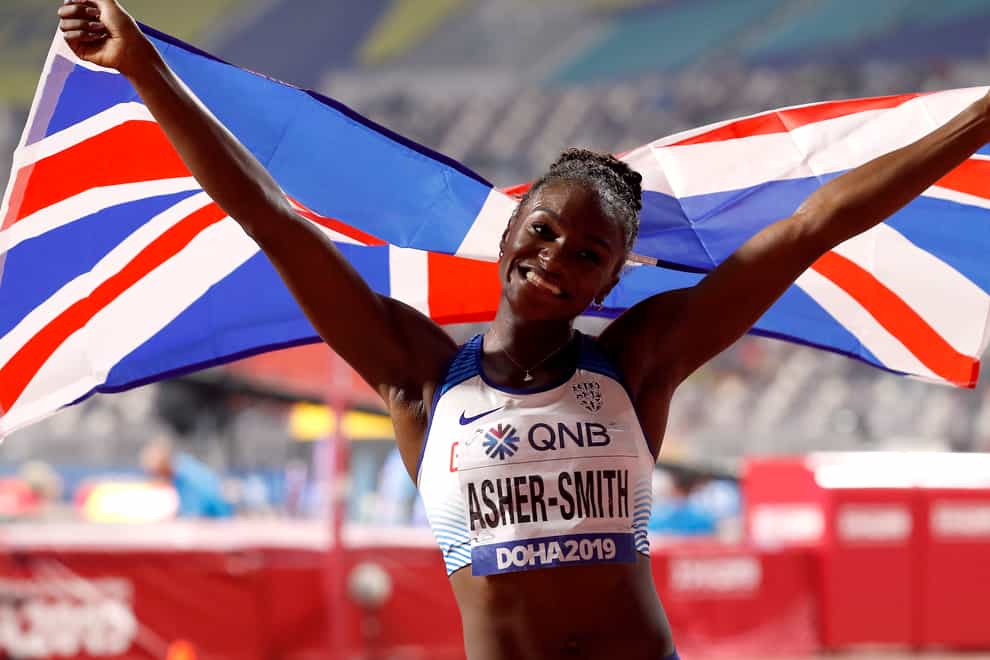 Asher-Smith won the 200m world title in Doha last year (PA Images)