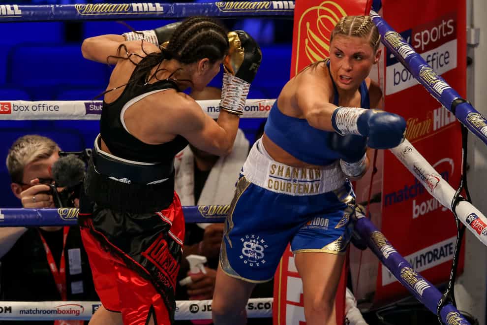 Courtenay has won all five of her professional bouts (PA Images)