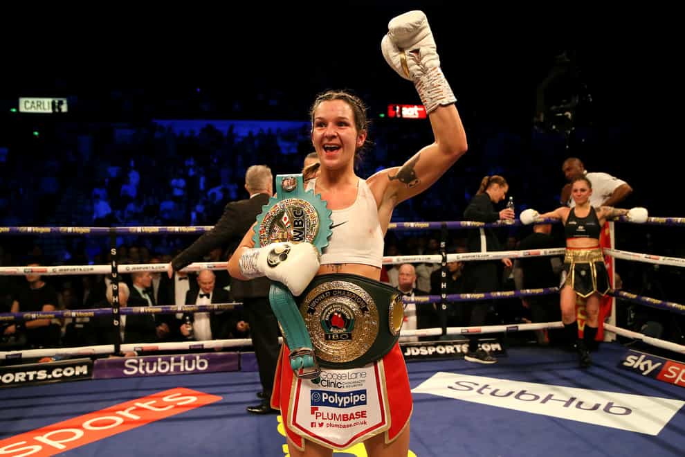 Harper celebrated clinching the WBC world title back in February (PA Images)