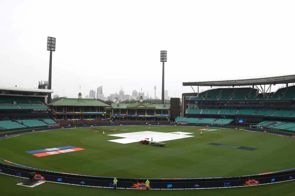The rain did not let up in Sydney meaning England's World Cup journey is over (PA Images)