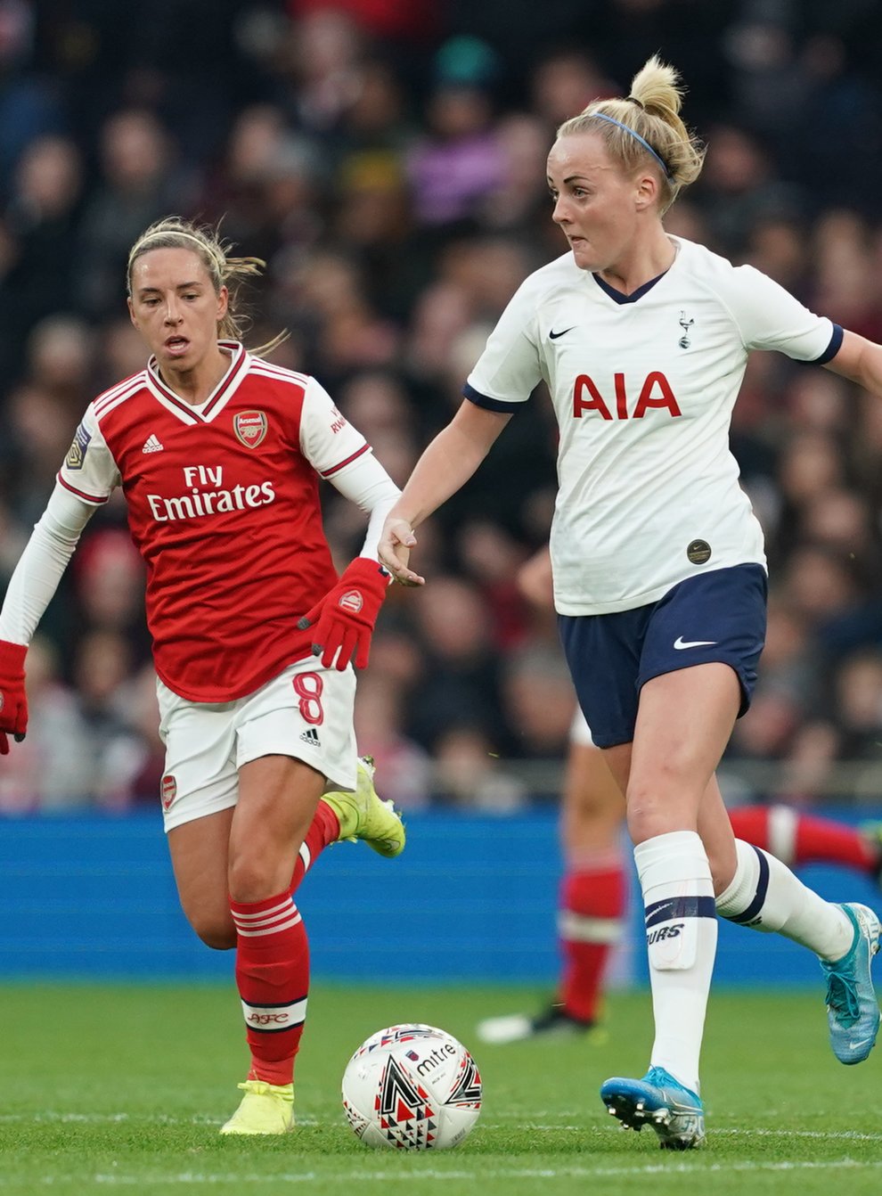 Chloe Peplow signed for Spurs last summer and has made 12 appearances (PA Images) 