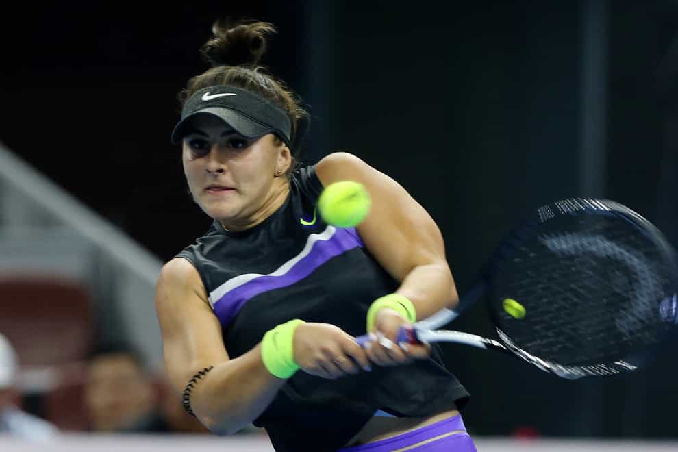 Bianca Andreescu will have to delay her return to court for the 2020 season (PA Images)