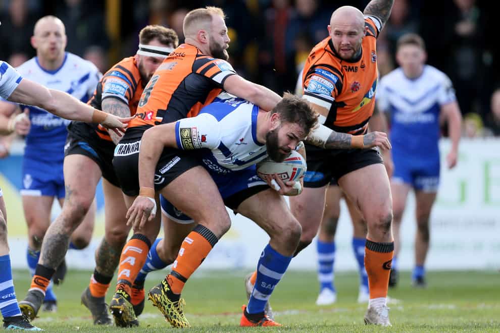 Rugby league matches went ahead at the weekend (PA Images)