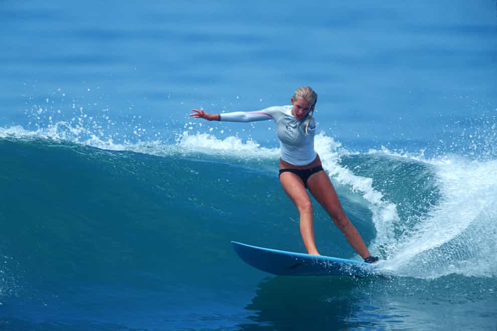 Bethany Hamilton, who lost an arm to a shark in 2003, has revealed her new goals (PA Images)