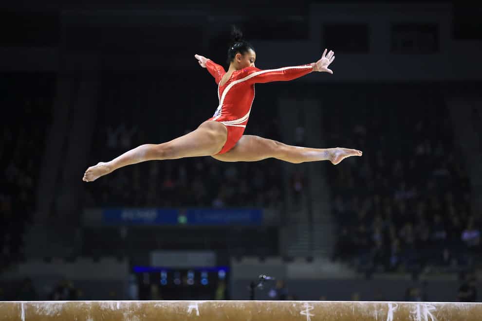 Becky Downie has her say on the cancellation of gymnastic events (PA Images)