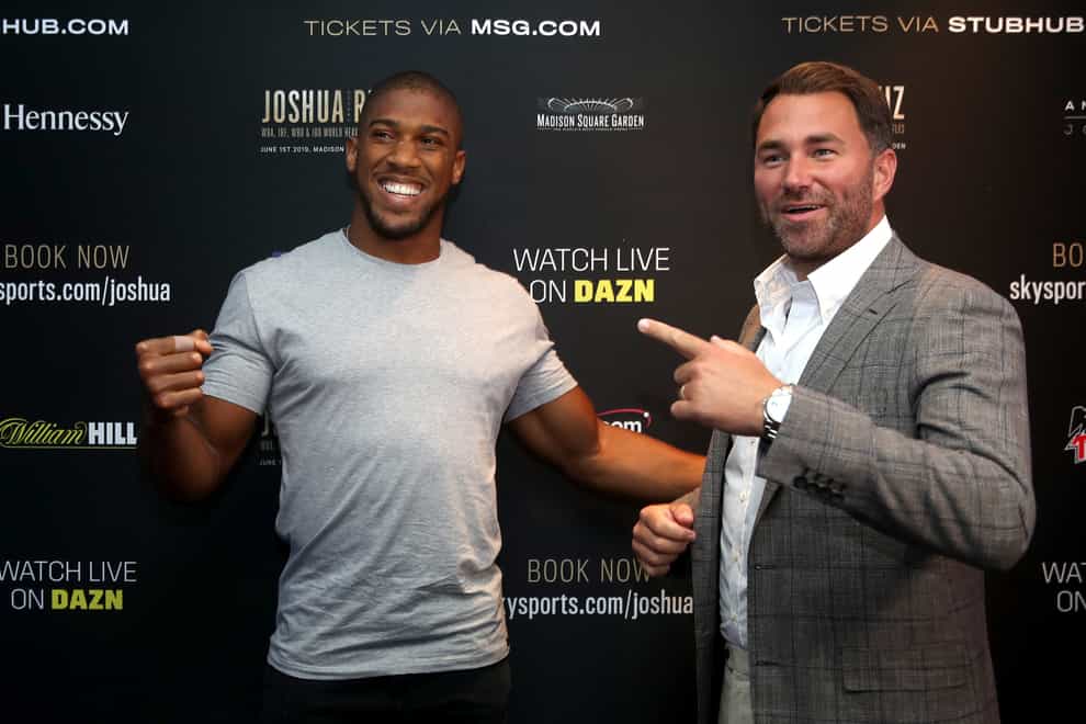 Hearn revealed Joshua's fight could be moved to the summer (PA Images)