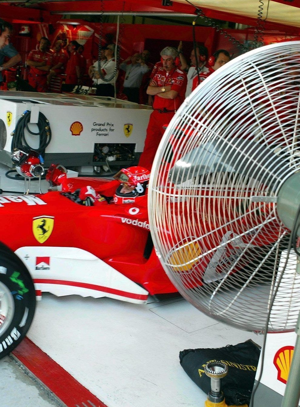 Formula 1 teams use ventilators in the build up to their races (PA Images)