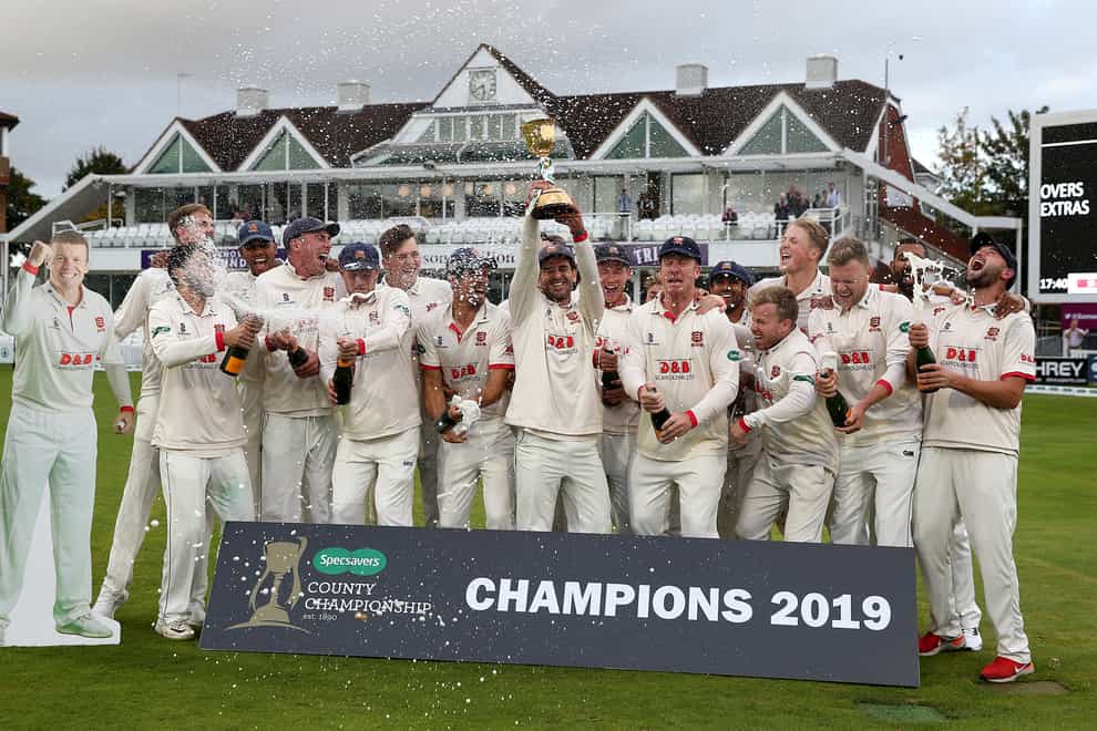Essex won the County Championship in 2019 (PA Images)
