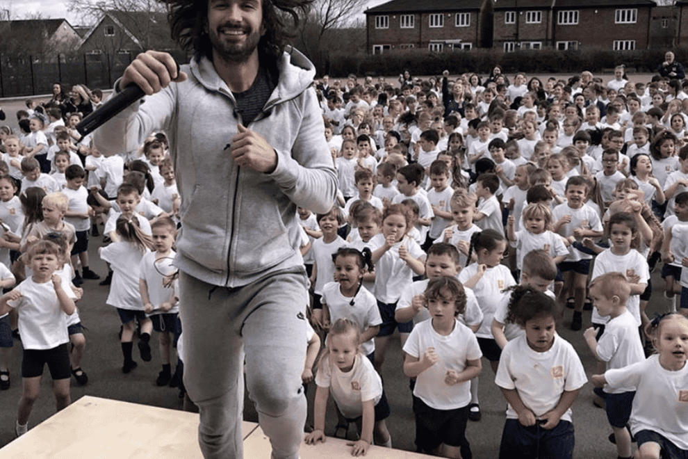 PE with Joe proved a huge success on day one (Instagram: @thebodycoach)