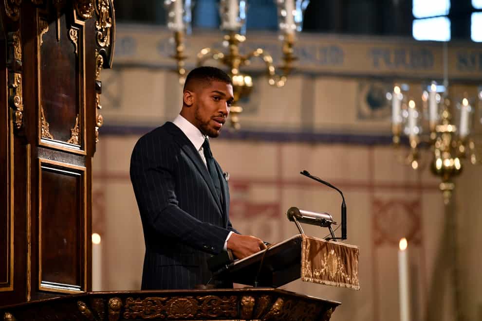 Joshua met the Prince of Wales at the Commonwealth Day Service at Westminster Abbey (PA Images)